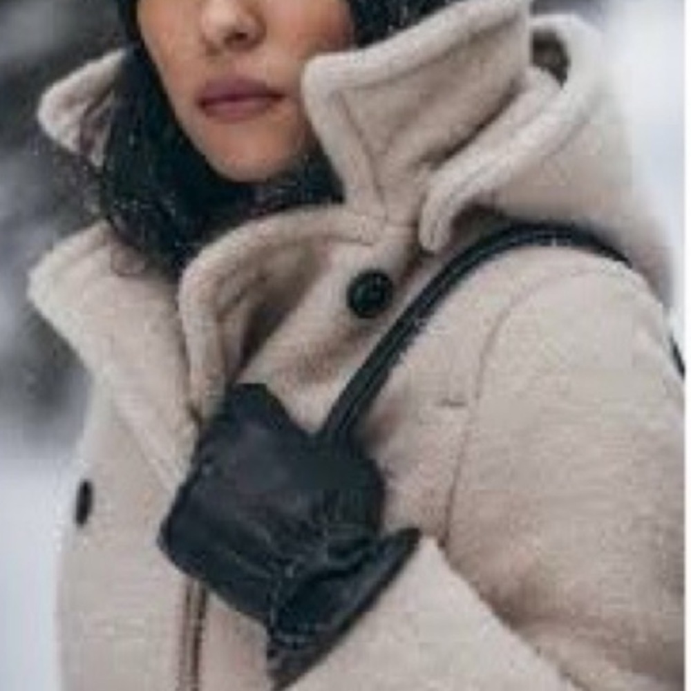 Filson Cream Sherpa Hooded Coat